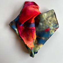 Load image into Gallery viewer, Bougainvillea Silk Scarf