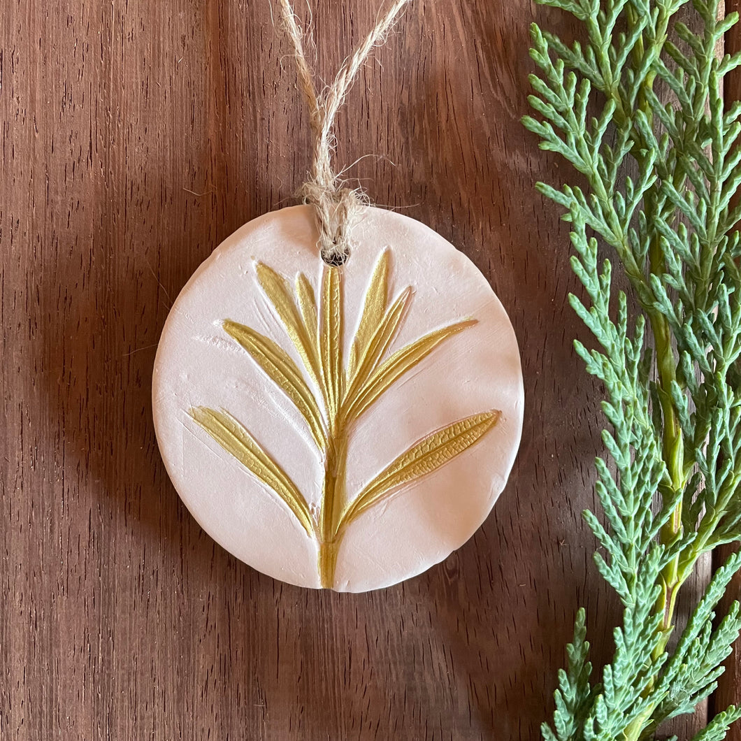 Pressed Leaf Ornament